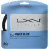Tenisový výplet Luxilon Big Banger Alu Power Black 125 (12,2 m) - Čierny (1.25 mm)