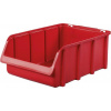 Plastový box 490x308x188 mm, stohovateľný, červený