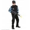 KOSTÝM SWAT KOMANDO AGENT ČIERNY 140