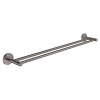 Grohe Essentials Dvojramenný držiak na uteráky, tmavý grafit 40802A01-GR