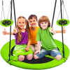 Malatec Houpačka Čapí hnízdo 100 cm zeleno-černá 23514
