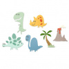 SIZZIX Thinlits vyrezávacie kovové šablóny - Dinosaury 9 ks