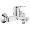 Grohe Bauloop vaňová/sprchová batéria nástenná StarLight Chrome 23341000