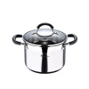 Bravissima Kitchen Hrniec na pomalé varenie Masterpro BGMP-1505-BK Nerezová oceľ 4 L 10 L