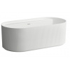 Laufen SONAR voľne stojaca oválna vaňa 160x81,5x53,5 cm,click-clack odpadová súprava,Biela H2213420000001