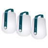 Fermob Vonkajšie LED lampy Fermob BALAD SET/3ks - Acapulco Blue