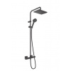 Hansgrohe Vernis Shape sprchový set Showerpipe 230 Ecosmart 1jet s termostatom Čierna mat HG 26097670