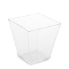 Wimex Finger Food pohárik hranatý, čírý 7,2 x 7,2 x 7,2 cm - 230ml (20 ks)