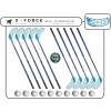 Set MPS X-Force Blue (10 hokejok + 10 loptičiek)