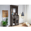 Bighome - IRON Barová skrinka 75x35x170 sivý, lakovaný