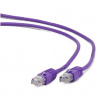 Gembird PP12-0.5M/V UTP Cat5e Patch, 0,5m, fialový