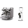 Rocket Espresso Mozzafiato FAST R + Eureka Helios 75, white