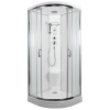ARTTEC BRILIANT 90 x 90 cm - Parný sprchový box model 8 hroznové sklo PAN04625