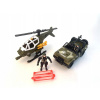 Vojenská sada vozidlo + helikoptéra