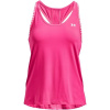 Under Armour KNOCKOUT TANK ružová,biela Dámske tielko M
