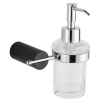 Mexen Aron dávkovač na mydlo, čierna/chróm - 70881388-07