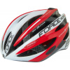 přilba FORCE ROAD PRO, bílo-červená Velikost: PRO JUNIOR bílo-červená XS - S