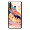 Lesklé pouzdro iSaprio pro Huawei P30 Lite - Abstract Mountains (Lesklé pouzdro, kryt, obal iSaprio Exclusive na mobil Huawei P30 Lite s motivem Abstract Mountains - elegantní skleněný vzhled, skvělá