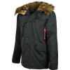 ALPHA INDUSTRIES Bunda Explorer - šedá (193128/04) Veľkosť: S/Regular