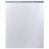 vidaXL Okenná fólia matná vzor hviezdy 45x500 cm PVC - Priehľadné - 85002-39400