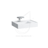 LAUFEN KARTELL Umývadlo s odkladacou plochou vpravo, LCC 60 x 46 cm biela H8103344001581