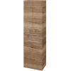 Dreja Vysoká skriňa s košom na bielizeň DOS SVD3ZK 50 - D21 Tobacco / Úchytka T02 / D21 Tobacco