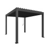 Biohort pergola 3,5x3 - 367,5 x 312 cm, tmavosivá metalická B449320