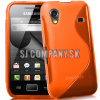 Silikónový obal Samsung Galaxy Ace – TPU – oranžová