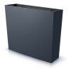Plastový záhradný kvetináč s vložkou Urbi Case Tower Antracit 77 x 23,5 x 68,5 cm PROSPERPLAST