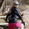 FLOWY BIKE dámská cyklistická větrovka - M-černá