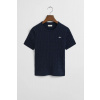SVETER GANT STRETCH COTTON CABLE SS C-NECK EVENING BLUE