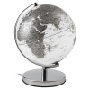 O1548A GLOBE ILLUMINATED SILVER 30 diam