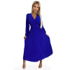 numoco basic Dámske šaty 504-1 VIVIANA kráľovská modrá, univerzálna