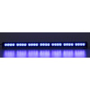 Vnútorná modrá LED alej 12V - 28x 3W LED / 8 režimov výstražného blikania / ECE R10 / 800mm