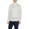 Calvin Klein Jeans Vesty bez rukávov/Cardigany SUPERIOR WOOL TURTLE K10K110420 K10K110420 Biela