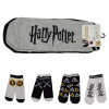 Textilomanie Ponožky HARRY POTTER šedo-čierne, 4 páry - rôzne veľkosti Veľkosť: 43 - 46