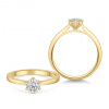 SOFIA DIAMONDS zlatý zásnubný prsteň s laboratórnym diamantom 0,5 ct D-E/VS+ LABRG47068YG