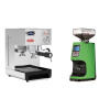 Lelit Anna PL41TEM + Eureka Atom 60, kawasaki green