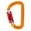 Kompaktná karabína Petzl Sm'D žltá twist lock