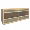 Vidaxl 170883 terárium spracované drevo 144x46x48 cm