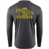 Tričko Grundéns King of the Lakes LS Tech Tee Anchor Veľkosť XXXL