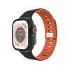 Magnetický remienok FIXED Silicone Magnetic Strap pre Apple Watch 44/45/46/49mm, čierny
