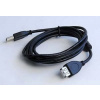 Kábel CABLEXPERT USB A-A 3m 2.0 predlžovací HQ s ferritovým jadrom
