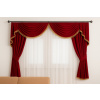 Dekoračný komplet Ludvik červený, 250 x 150 cm