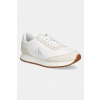 Kožené tenisky Calvin Klein Jeans RUNNER LACEUP LOW MIX MG biela farba, YW0YW01798 EUR 41