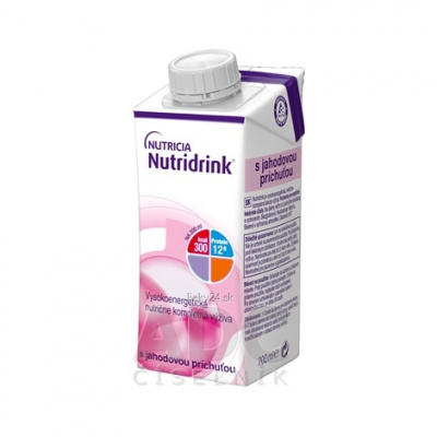 Nutridrink s jahodovou príchuťou 24 x 200 ml
