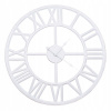 Loft Clock White Metal Glamour Retro Desig 45 cm (Loft Clock White Metal Glamour Retro Desig 45 cm)