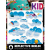 Reflexné nálepky Reflective Berlin Reflective KID - Clouds uni