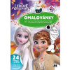 Omalovánky se samolepkami Ledové království: 24 stran a více než 20 samolepek