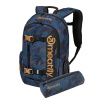 Batoh Meatfly Basejumper + PENÁL ZADARMO tmavo modrá 22 L